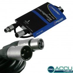 AC-PRO-XMXF/1 XLR m/f 1m Accu Cable